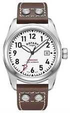 Rotary Commando | White Dial | Brown Leather Strap GS05470/18 Watch