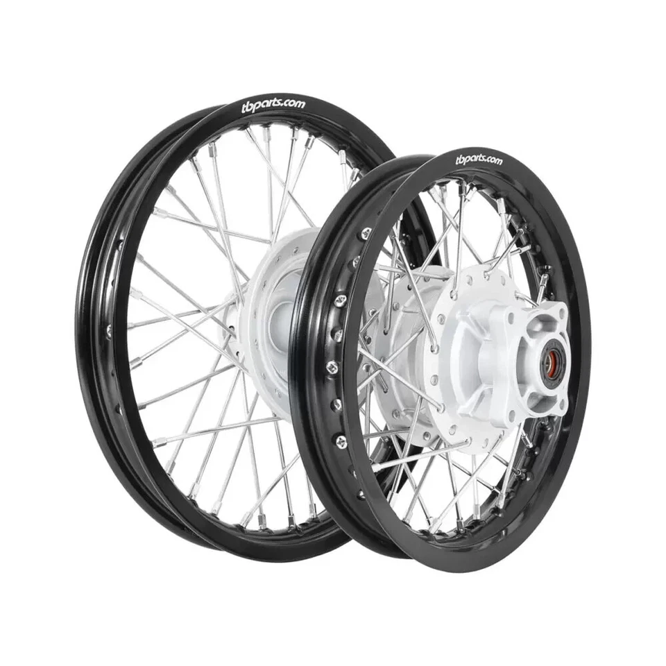 Honda CRF110 CRF 110 Heavy Duty Front & Rear Complete Wheel Set! Aluminum Rims - Imagem 1 de 1