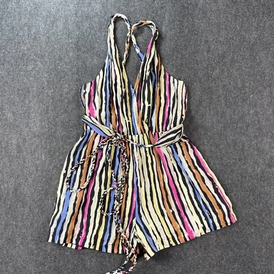 BcBgMaxAzria女式超小号多色条纹沙滩派对 — 第 1/4 张图片