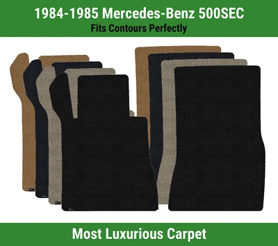 Alfombrillas de primera fila Lloyd Luxe para Mercedes-Benz 500SEC 1984-1985  Foto 1 de 4
