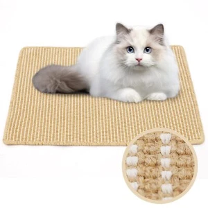 Cat Scratch Pad for Indoor Cats Sisal Cat Scratching Mat Cat Carpet Protector... - Picture 1 of 7