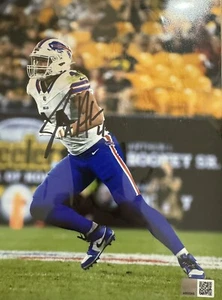 Buffalo Bills Joe Andreessen Running vs Steelers Autographed 8x10 Photo with COA - Picture 1 of 6