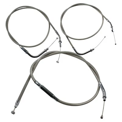 Gaszug + Rückholzug + Kupplungszug - Stahlflex - Yamaha XV 1600 Wild Star → +120 - Bild 1 von 4