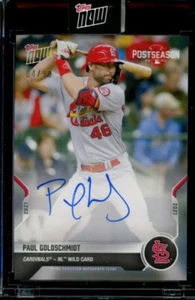 2021 Topps Now Postseason Paul Goldschmidt Auto Autograph #PS-55A #d /99 - Picture 1 of 2