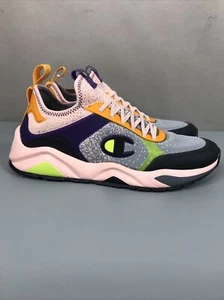 Champion Mens Sz 11 Fused Primer Pink Multicolor Athletic Lifestyle Casual New - Picture 1 of 14