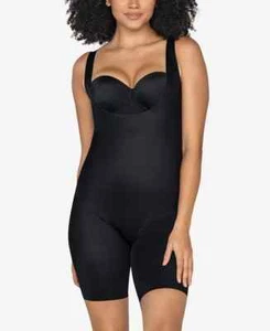 Leonisa Women Sz XL Undetectable Step-In Mid-Thigh WYOB Body Shaper 018483 Black - Picture 1 of 10