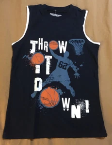 NWT Green Dog Boys Sleeveless Dark Blue T-Shirt, size 7 - Picture 1 of 4