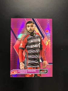 2022-23 Topps Finest Lorenzo Insigne Pink Prism 081/125 Toronto FC Italy - Picture 1 of 2