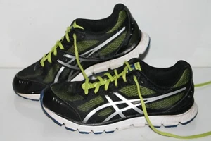 ASICS Gel Flash Running Shoes, #T2J0N, Black/Neon/Silver, Mens US Size 8 - Picture 1 of 6