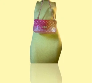 Strawberry Banana 🍓🍌 - Yellow/Pink Jelly Purse - Picture 1 of 5