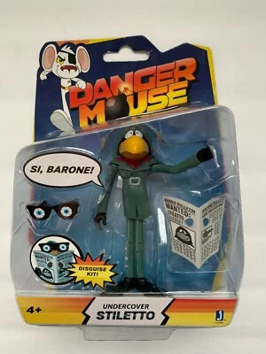 Danger Mouse 4" Action Figure Undercover Stiletto with Disguise - Image 1 of 2
