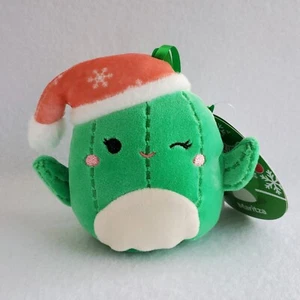 Squishmallow MARITZA the CACTUS SANTA HAT 4" Christmas Ornament plush NEW 2024 - Picture 1 of 7
