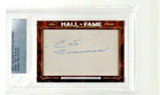 2021 Leaf Hall Of Fame Cut Edition Emile Cat Francis Cut Auto Autograph HOF #NNO