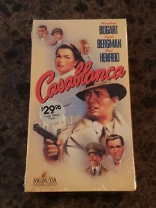 BRAND NEW Casablanca (VHS; 1988) Humphrey Bogart RARE Sealed OOP - Picture 1 of 6