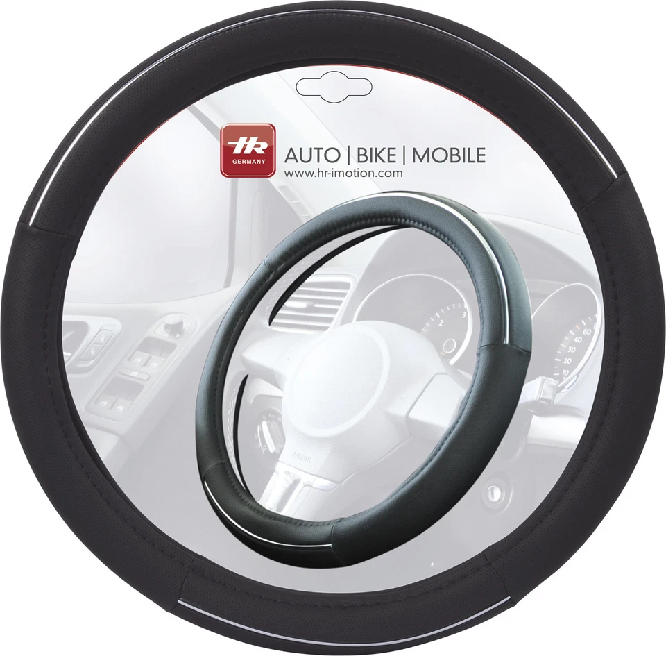 HP Lenkradbezug Alu Comfort schwarz Lenkradhülle Durchmesser 37-38 5 Cm 17701