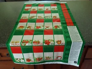 Advent Calendar Panel 23x42 Quilting Treasures Christmas - Picture 1 of 4