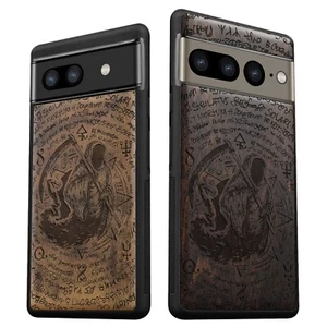 Holz Handyhülle für Google Pixel 8 Pro 7a 7 Pro 6 Pro 6a 6 7 8 Abdeckung Reaper - Bild 1 von 12