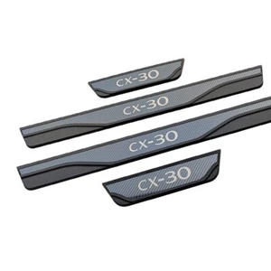 For 2023 Mazda CX30 Car Accessories Door Sill Protectors Scuff Plate Sticker - Picture 1 of 20