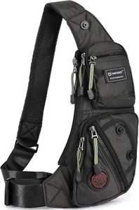NICGID Sling Crossbody Bag Chest Shoulder Backpack for Men & Women - Picture 1 of 7