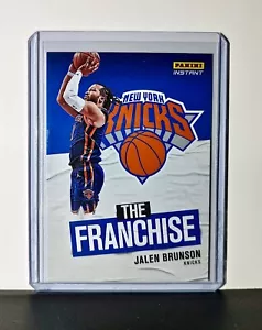 Jalen Brunson 2024-25 Panini The Franchise NBA #12 Card New York Knicks 1/234 - Picture 1 of 2
