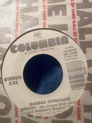 45 RPM Record - Columbia 18-02717 - Barbra Streisand - Evergreen / Memory - Image 1 of 2
