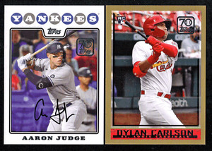 2021 Topps Update 70 Years Of Topps Baseball #70YT1-70 Finish Your Set, U Pick