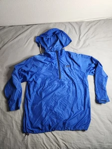 Vintage 90s Patagonia Anorak Windbreaker Jacket Mens Sz XL Blue Lightweight NEW - Picture 1 of 8