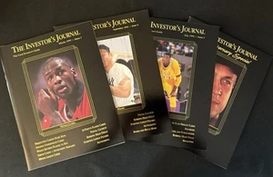 Investor's Journal X 4 (Jordan, Mantle, Shaq and Ripken) Cards included / SN#'d - Picture 1 of 13