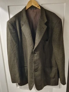 Pal Zileri Loro Piana Mens Wool Cashmere Tweed Blazer 54 Regular  - Picture 1 of 18