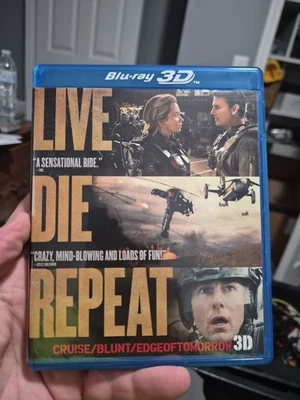 Live Die Repeat Edge of Tomorrow (3D, Blu-Ray, DVD) Lenticular Cover - Image 1 of 3