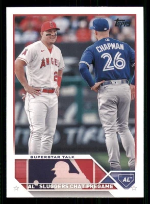 2023 Topps Update #US313 Mike Trout/Matt Chapman - Image 1 of 2