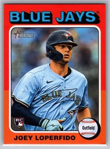 2024 Topps Heritage Joey Loperfido Rookie #709 Toronto Blue Jays - Foto 1 di 2