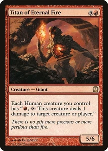 TITAN OF ETERNAL FIRE X 1 E/X+ THEROS MAGIC THE GATHERING - Picture 1 of 1