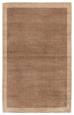4'0" x 6'3" Hand Knotted Area Rug Traditional Oriental Wool Carpet - Image 1 of 4