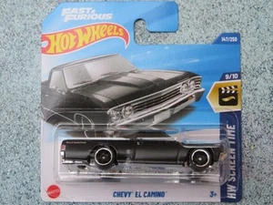 Hot Wheels H5G 147 CHEVY EL CAMINO Matt Black 2025 147/250 CaseG New Casting - Picture 1 of 2