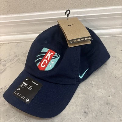 Nike Heritage86 Kansas City Current FC Cap Unisex Adult One Size NWT Teal Rising - Image 1 of 4