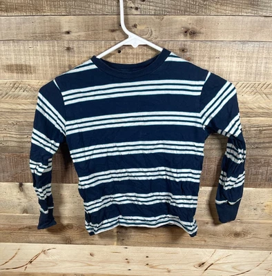 Camisa casual Circo azul listra branca masculina XS (4/5) manga longa algodão conforto - Imagem 1 de 3