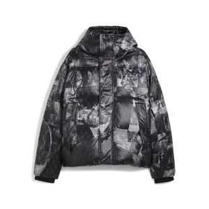 PUMA Kidsuper All Over Print Puffer Jacket Mens Black Casual Athletic Outerwear - Picture 1 of 2