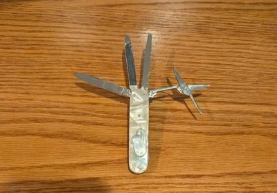 复古 20 世纪 60 年代 Arthur Salm 多工具拾音器刀 索林根 德国  — 第 1/4 张图片