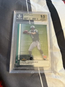 2009 Topps Finest #80 Mark Sanchez RC BGS 9.5 Gem Mint - Bild 1 von 5