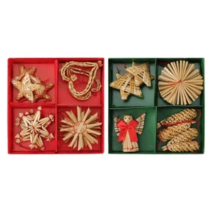 2 Estuches/23 Piezas Adornos de Navidad Máscara Muñeco de Nieve Colgante Decoración de Navidad - Imagen 1 de 12