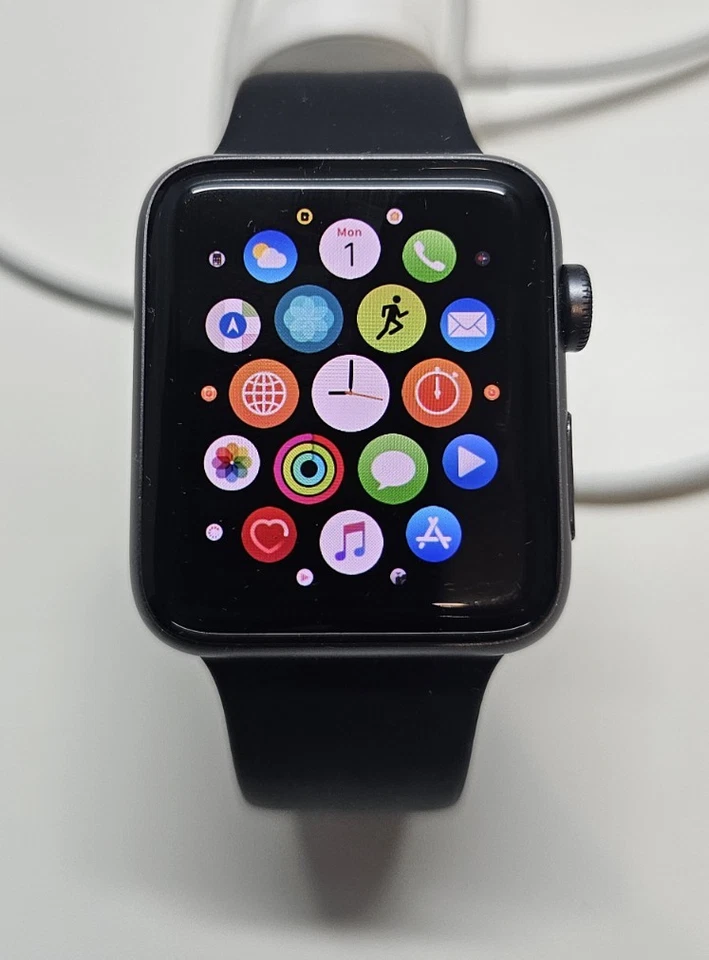 Apple Watch Series 2 Nike+, Ceramic Black, 42mm Aluminium Case Good Condition - Image 1 of 4