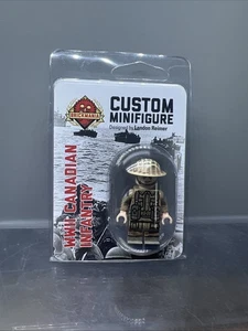 Minifigura LEGO Brickmania Segunda Guerra Mundial Infantería Canadiense Nueva - Imagen 1 de 3