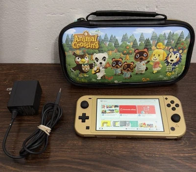 ⭐️ Consola de juegos portátil Nintendo Switch Lite HDH-001 Hyrule Zelda Gold Edition Foto 1 de 4
