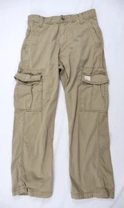 Levis Herren 30x30 (*30/29,5) lose gerade khaki Cargo Knopf Patte Tasche Hose - Bild 1 von 13