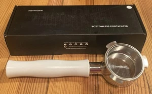 Normcore Naked Portafiltro e Cestello 51mm Delonghi Dedica EC680 EC685 3 Orecchie Bianco - Foto 1 di 9