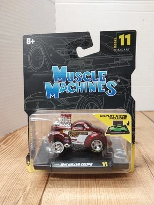 Muscle Machines 11 1941 Willys Coupe Maisto Series 2 Die Cast Car Hot Rod - Image 1 of 4