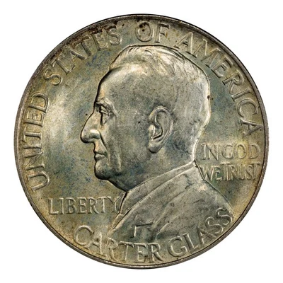 1936 Lynchburg Commemorative Silver Half Dollar PCGS MS-67 CAC - Image 1 of 4