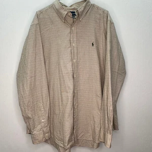 Camisa Ralph Lauren a Cuadros Cuello Abotonada Mangas Largas Calce Regular Para Hombre - Imagen 1 de 4