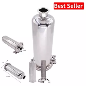 Efficient 1.5 Inch Tri-Clamp Filter with Quality 100 Mesh Stainless Steel Screen - Picture 1 of 9